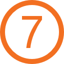 icon of number 7 in a circle