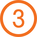 icon of number 3 in a circle